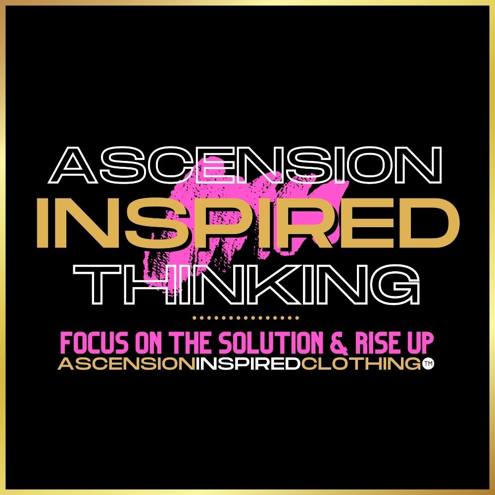 Ascension Inspired Thinking (Pink Text) T Shirt