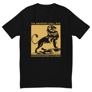 The Awakened Shall Rise Fitted Men's T-shirt