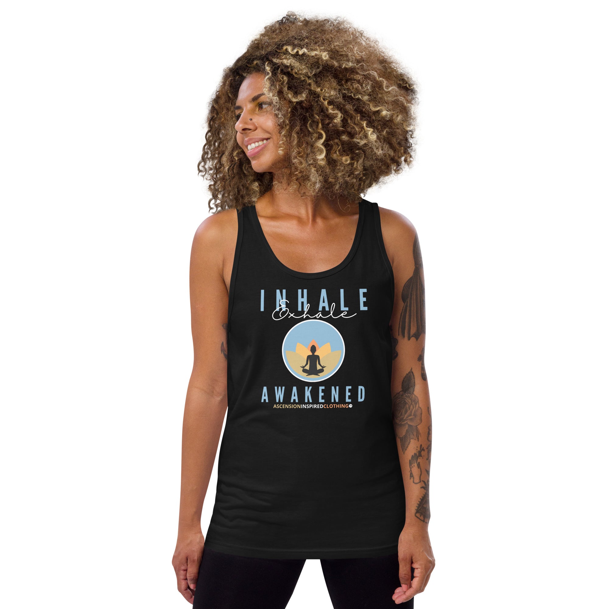 Inhale Unisex Tank Ascension Inspired Clothing®
