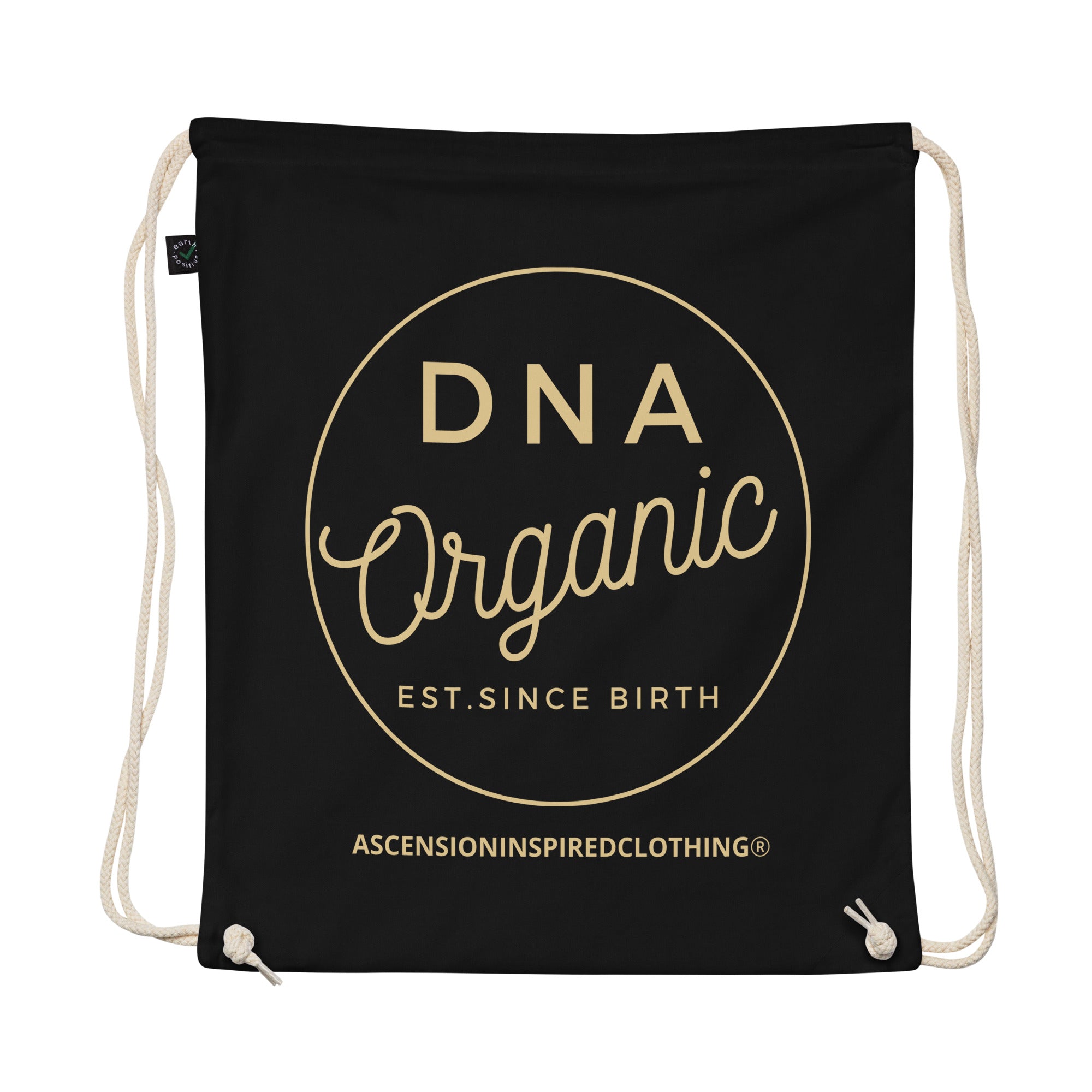DNA Organic cotton drawstring bag