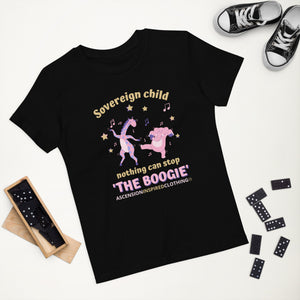 Nothing Can Stop The Boogie Organic Cotton kids T Shirt