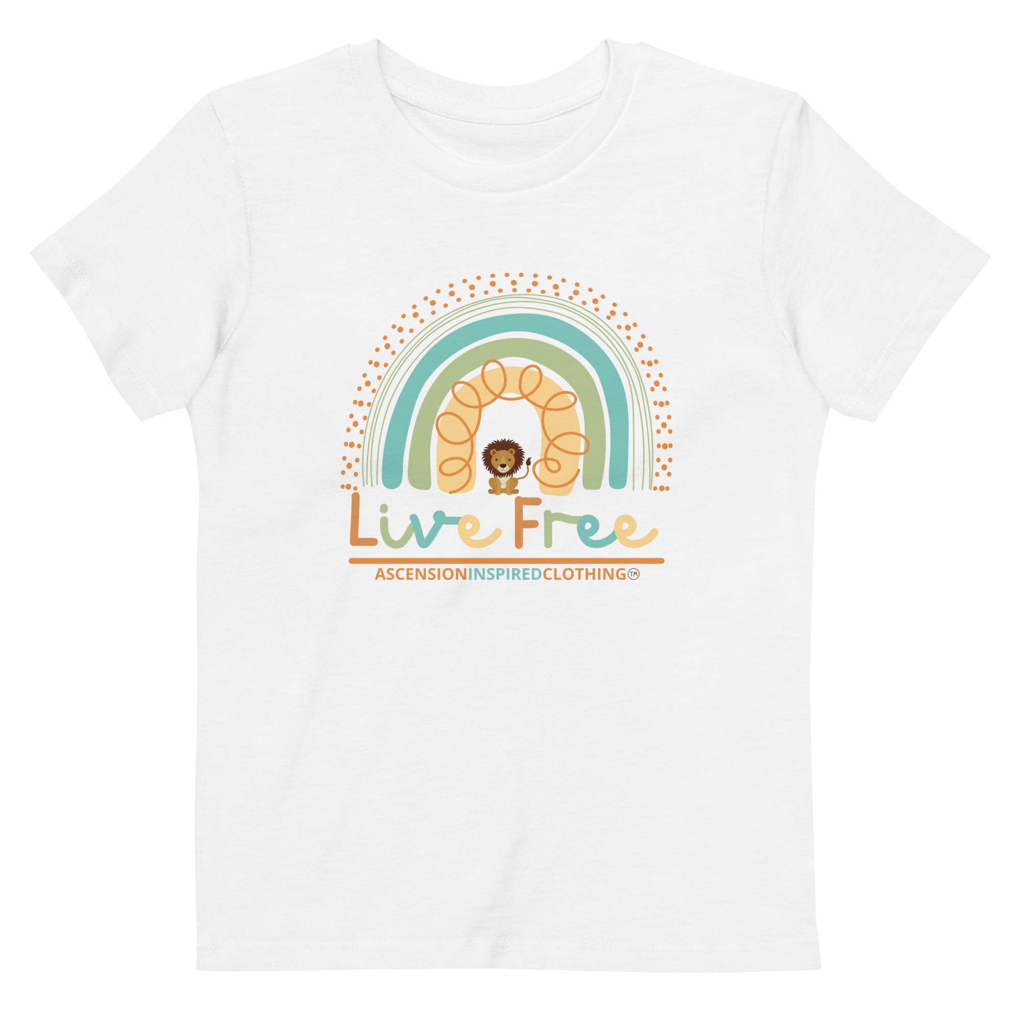 Live Free Organic Cotton Kids T Shirt