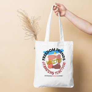 Freedom Friends United Organic Fashion Tote Bag