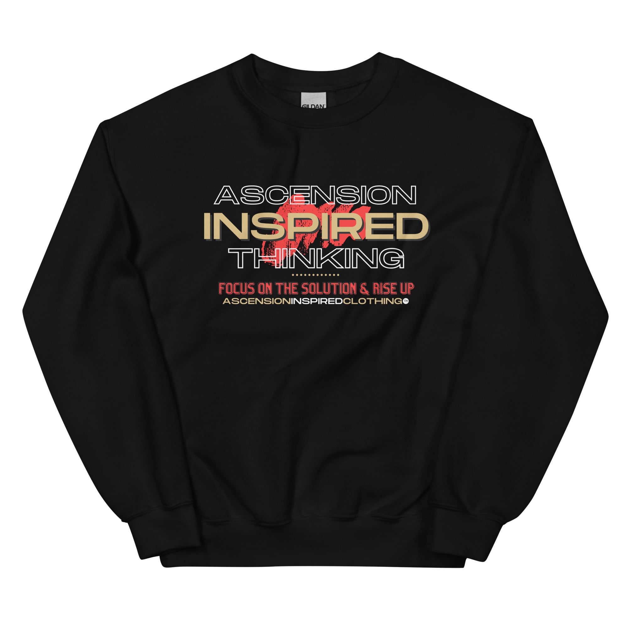 Ascension Inspired Thinking Unisex (Red Text) Sweatshirt
