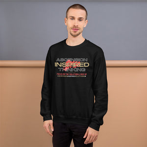 Ascension Inspired Thinking Unisex (Red Text) Sweatshirt