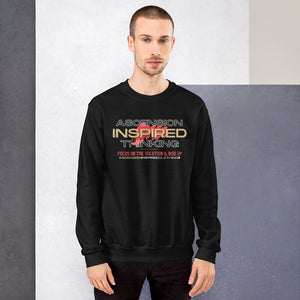 Ascension Inspired Thinking Unisex (Red Text) Sweatshirt