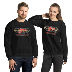 Ascension Inspired Thinking Unisex (Red Text) Sweatshirt