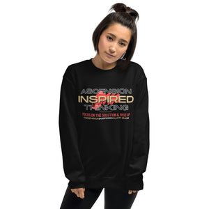 Ascension Inspired Thinking Unisex (Red Text) Sweatshirt