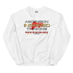 Ascension Inspired Thinking Unisex (Red Text) Sweatshirt