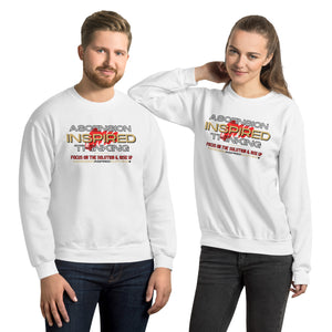 Ascension Inspired Thinking Unisex (Red Text) Sweatshirt