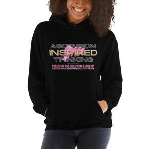 Ascension Inspired Thinking (Pink Text) Hoodie