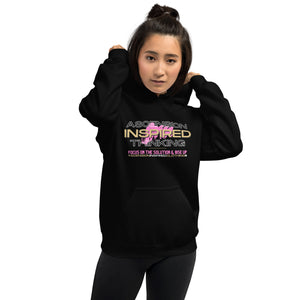 Ascension Inspired Thinking (Pink Text) Hoodie