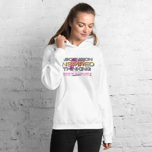 Ascension Inspired Thinking (Pink Text) Hoodie