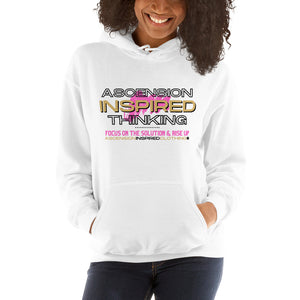 Ascension Inspired Thinking (Pink Text) Hoodie