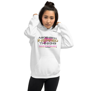 Ascension Inspired Thinking (Pink Text) Hoodie