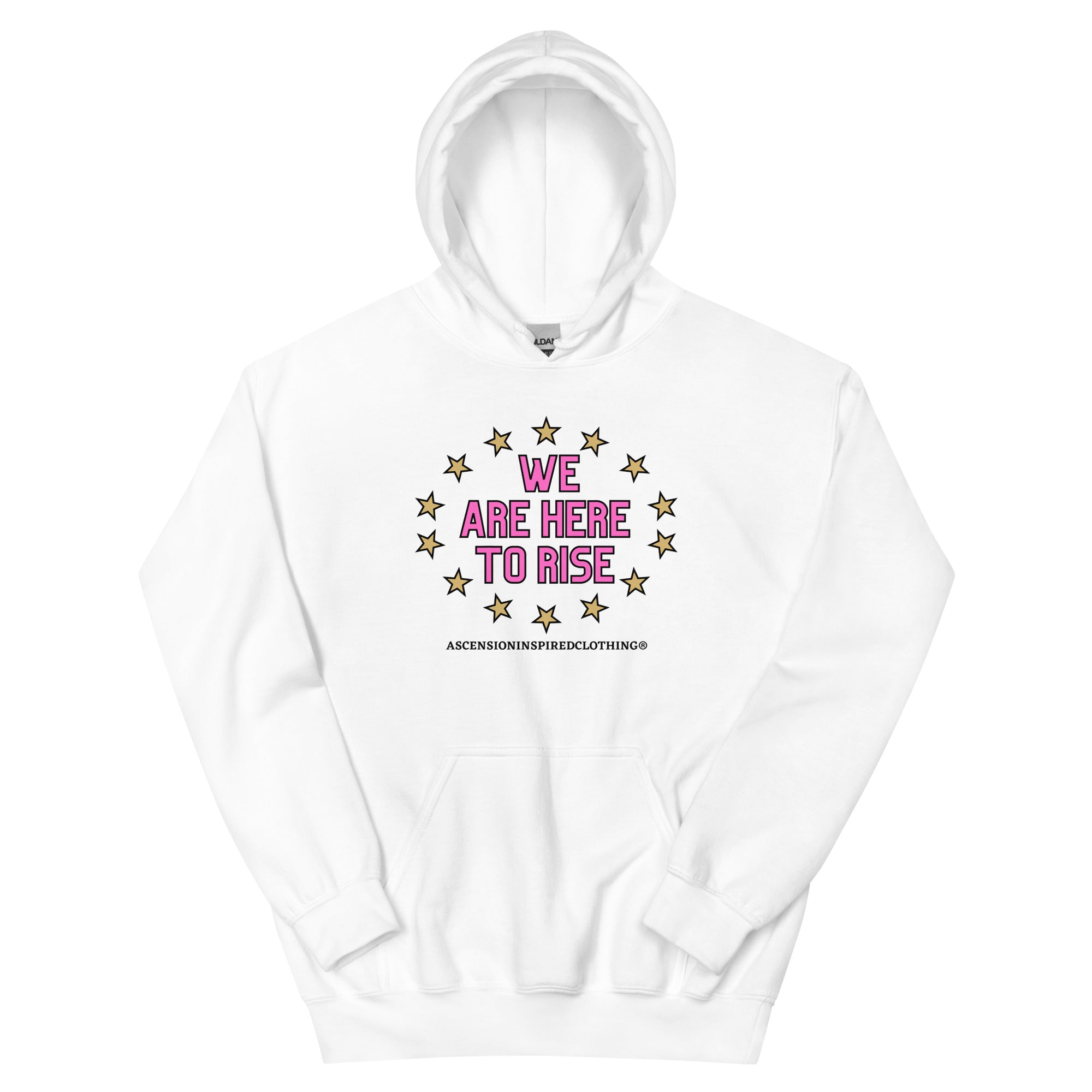 We Are Here To Rise®️ Women's Statement Hoodie (Front & Back)
