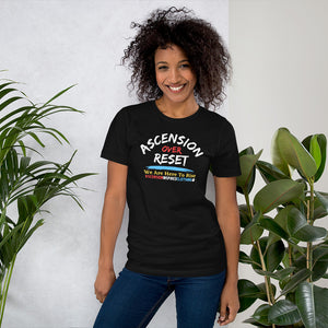 Ascension Over Reset Statement (Front & Back) Unisex T Shirt