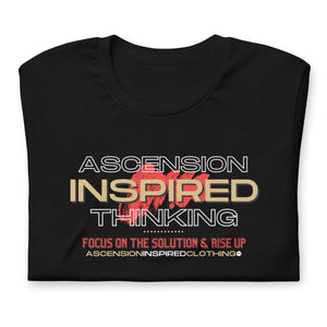 Ascension Inspired Thinking (Red Text) T Shirt