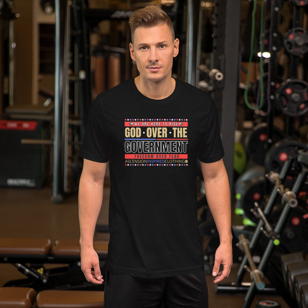 Rising Barbell T-Shirt | Organic Cotton