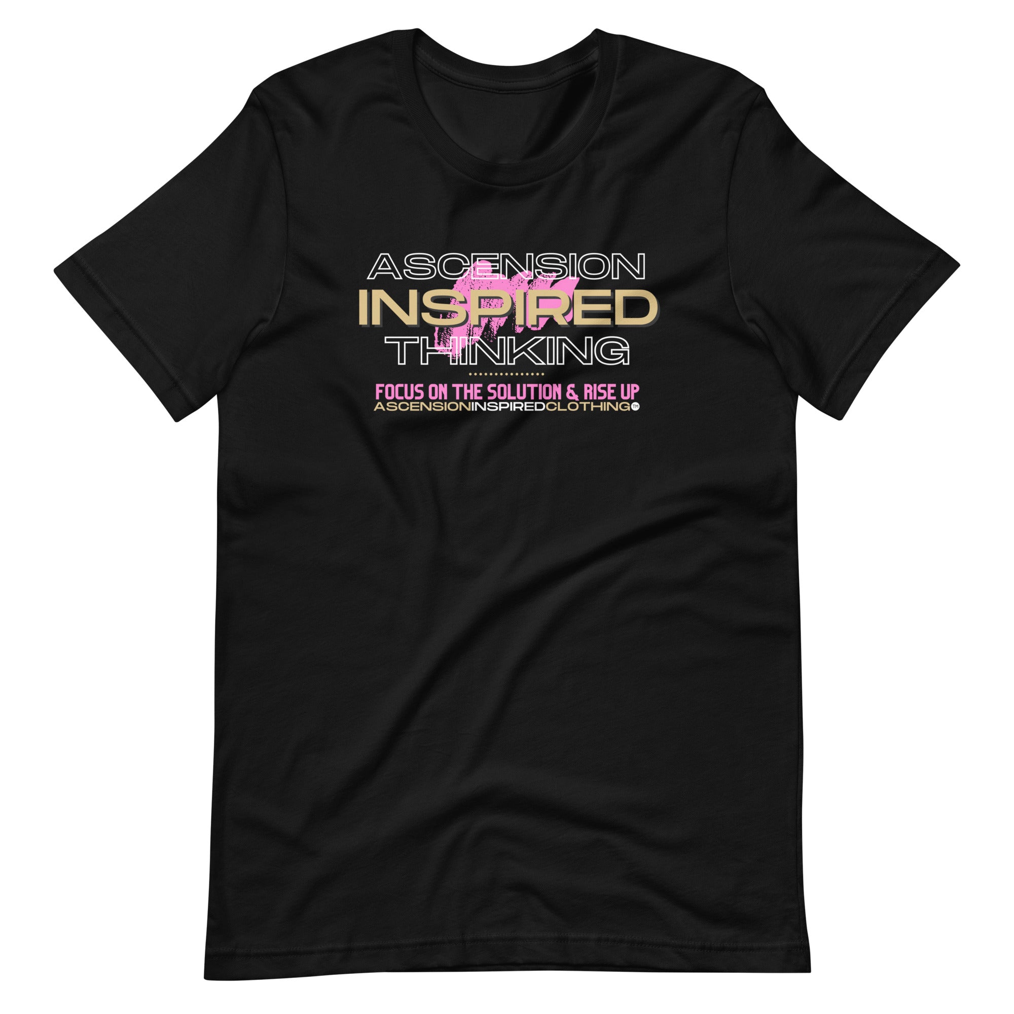 Ascension Inspired Thinking (Pink Text) T Shirt
