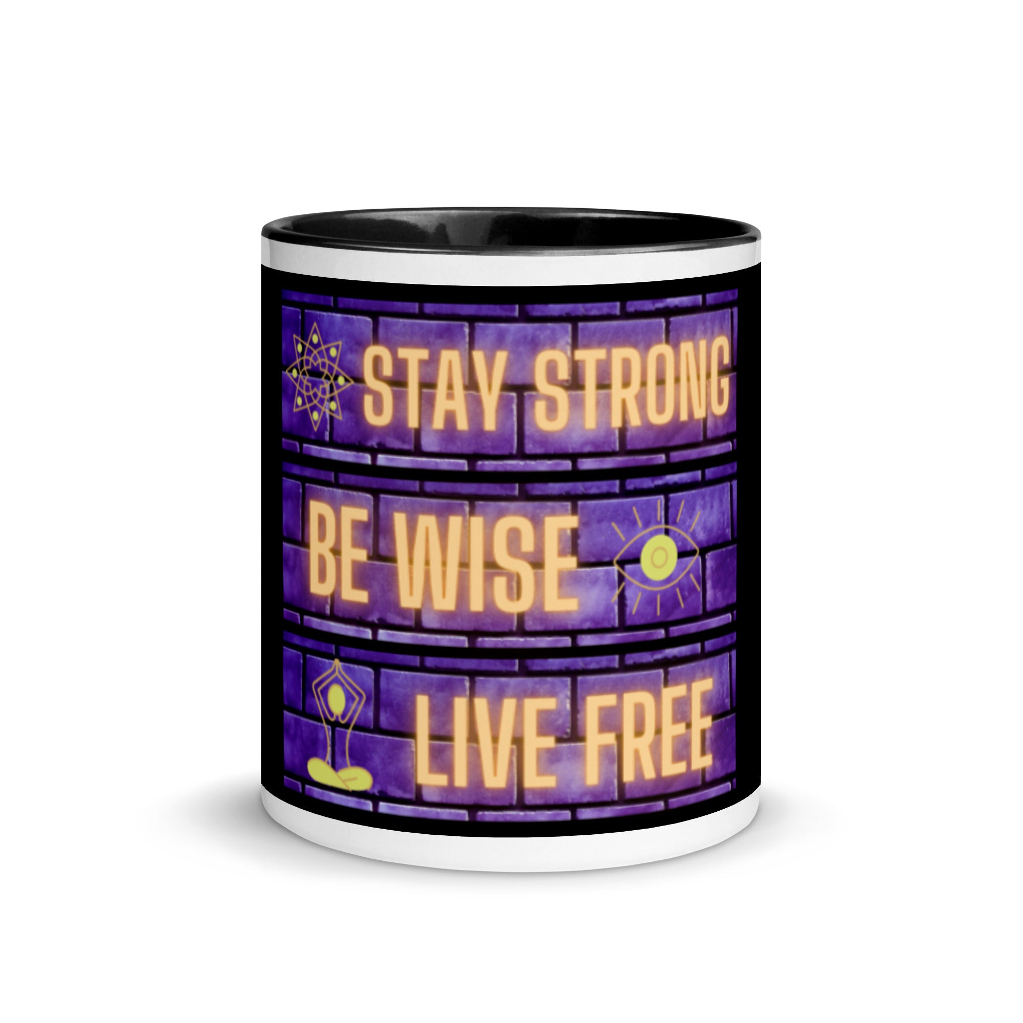 Live Free Mug with Colour Inside