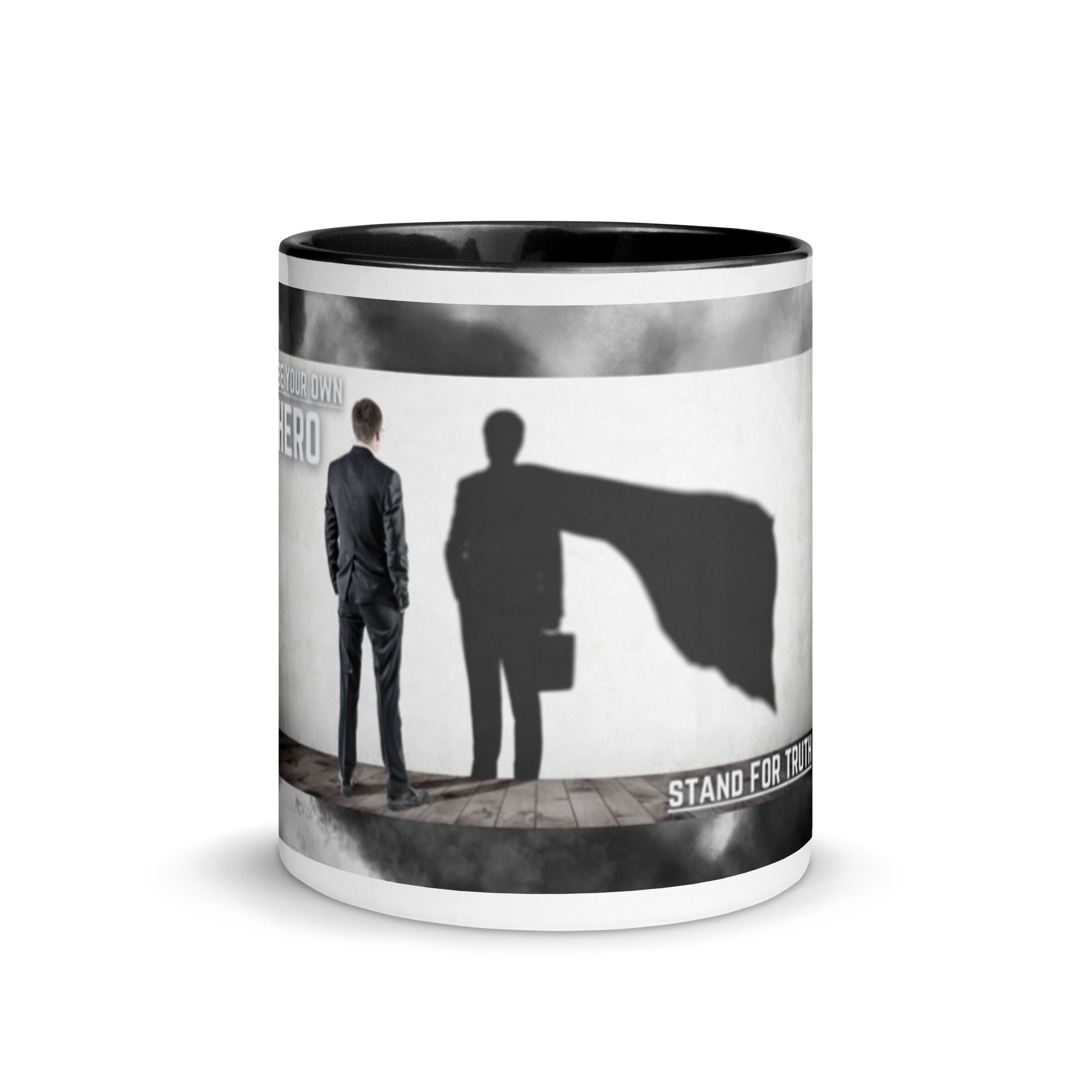 Be Your Own Hero Mug with Colour Inside