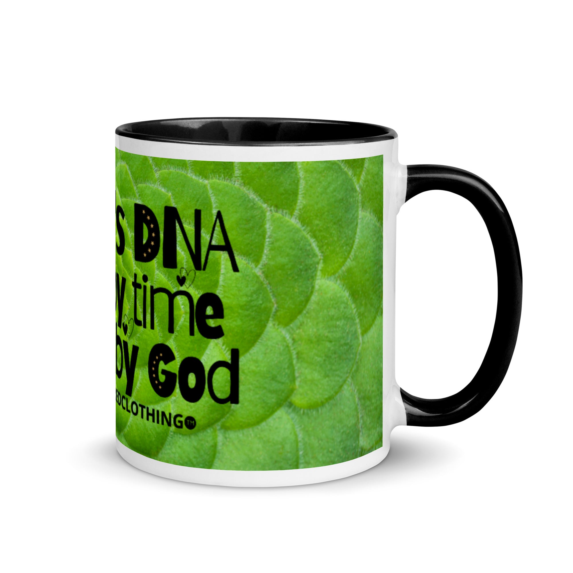 Created By God Mug with Colour Inside