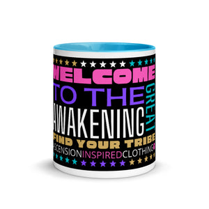 Welcome To The Great Awakening Mug with Colour Inside