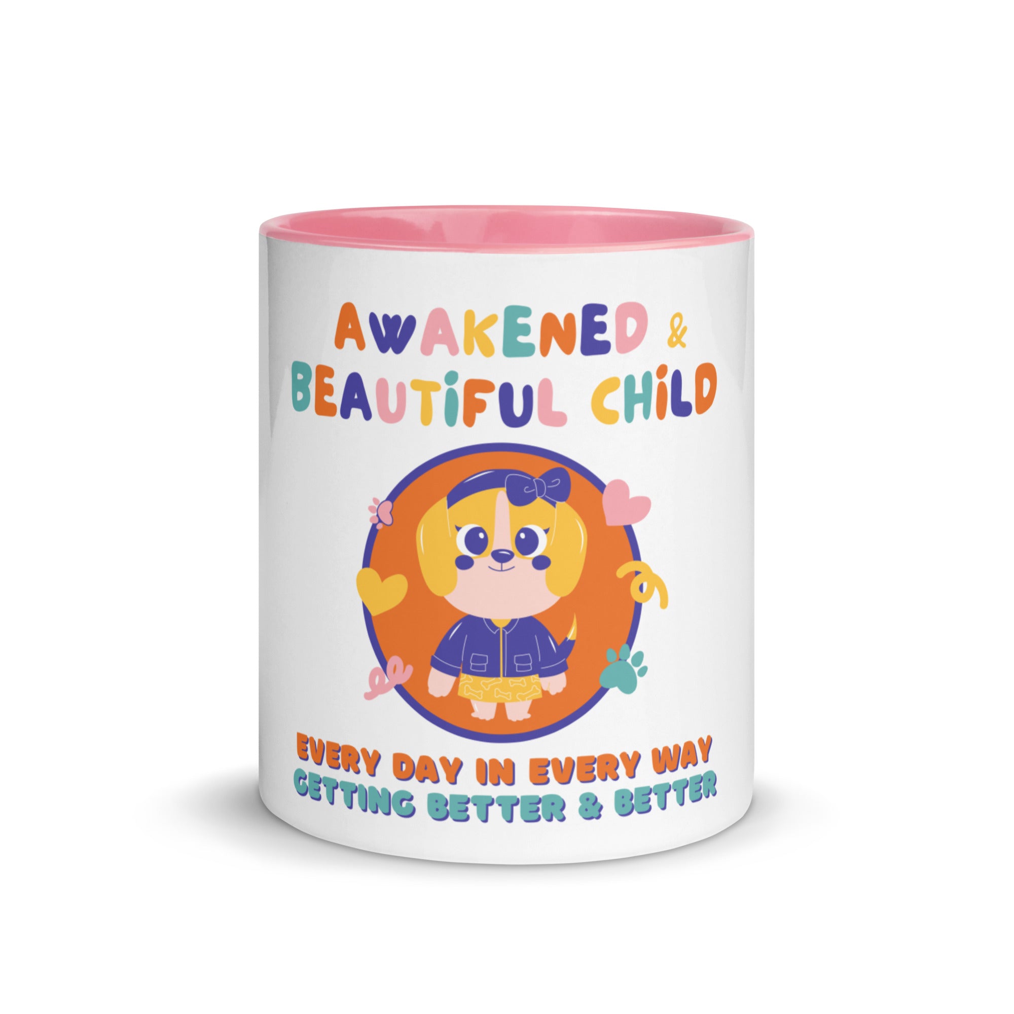 Awakened & Beautiful Child Mug with Color Inside