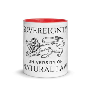 University Of Natural Law Mug with Colour Inside