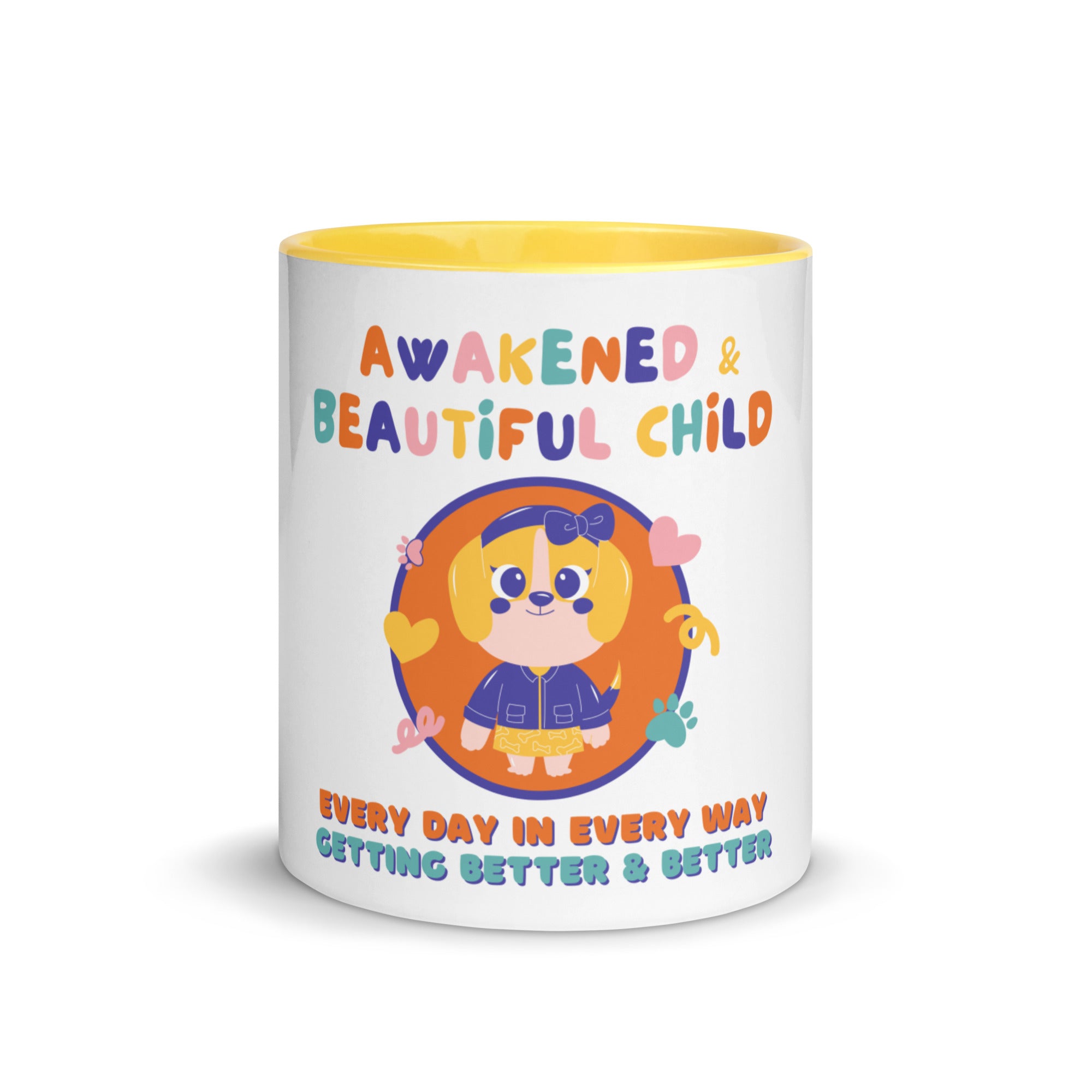 Awakened & Beautiful Child Mug with Color Inside