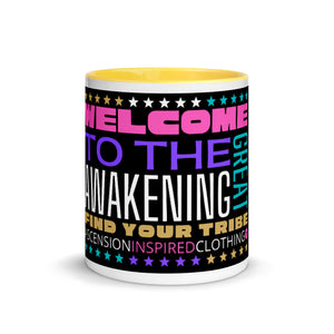 Welcome To The Great Awakening Mug with Colour Inside